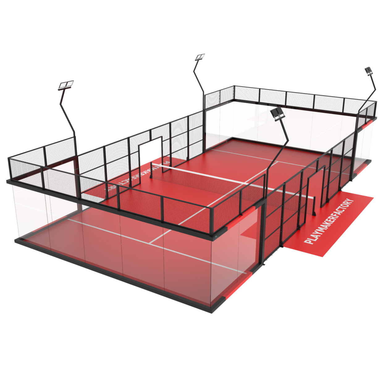 Panoramic Red court